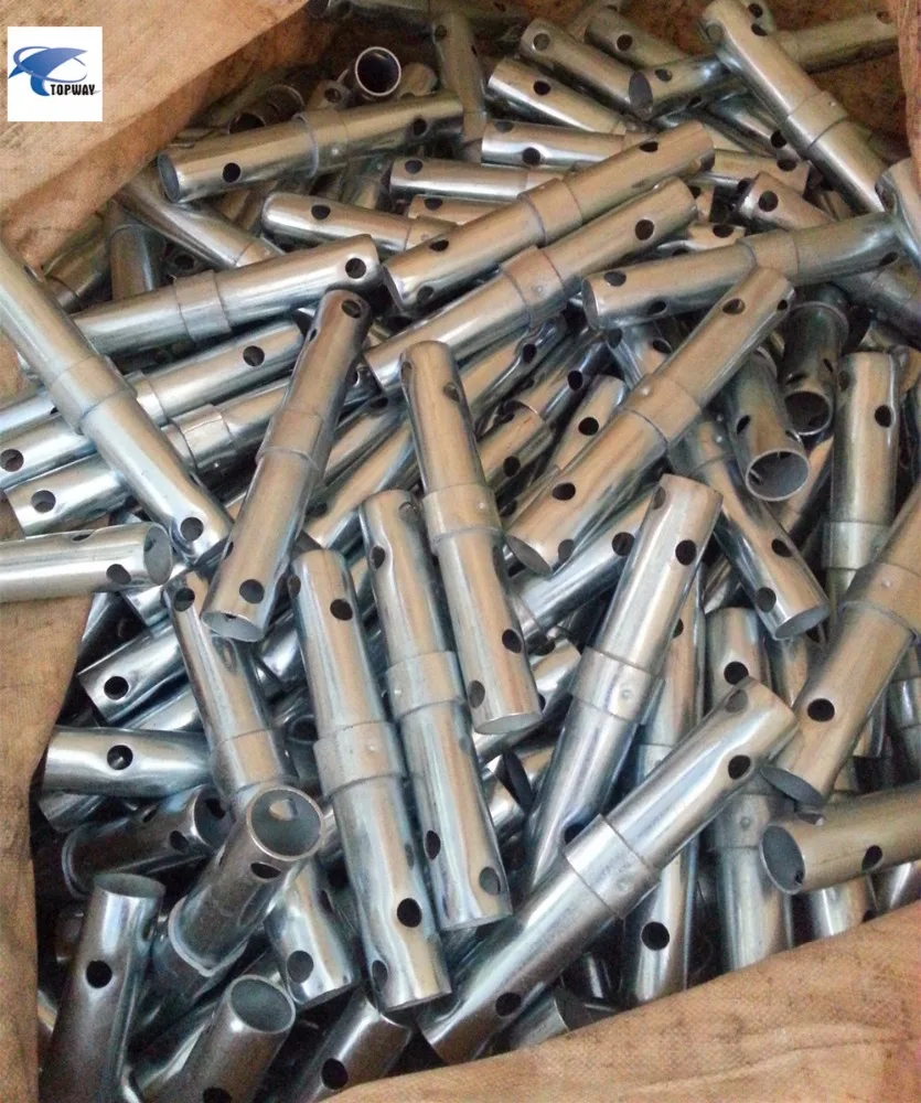 Scaffold Coupling Pins w/1' collar without spring clip spigot for frame scaffolding