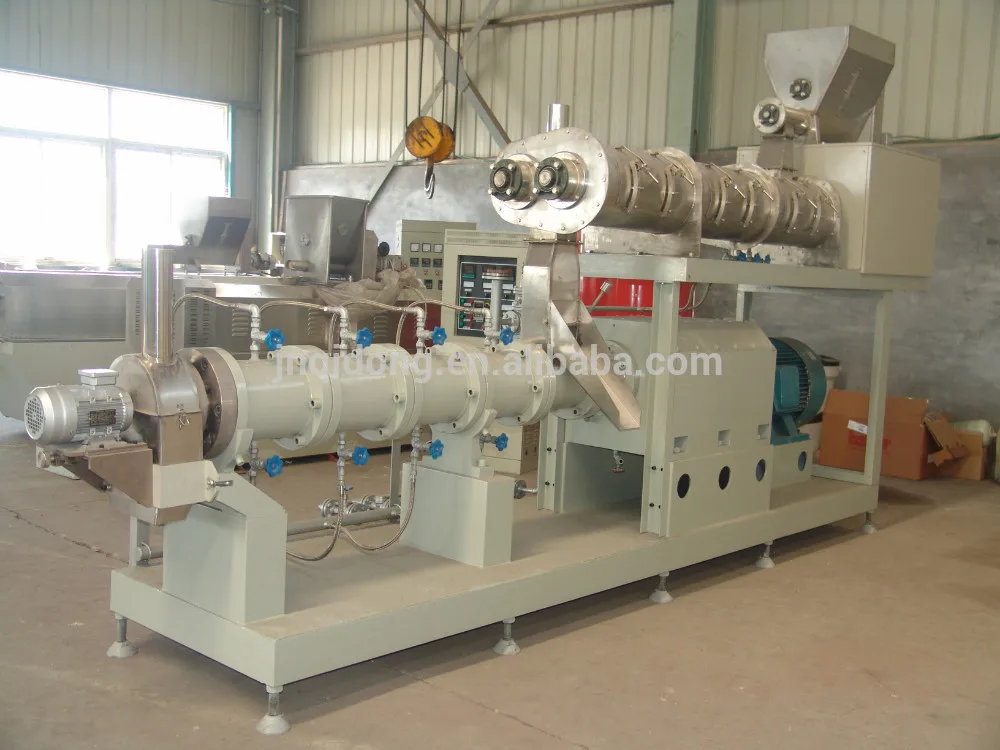 Floating fish feed extruder double shaft extruder