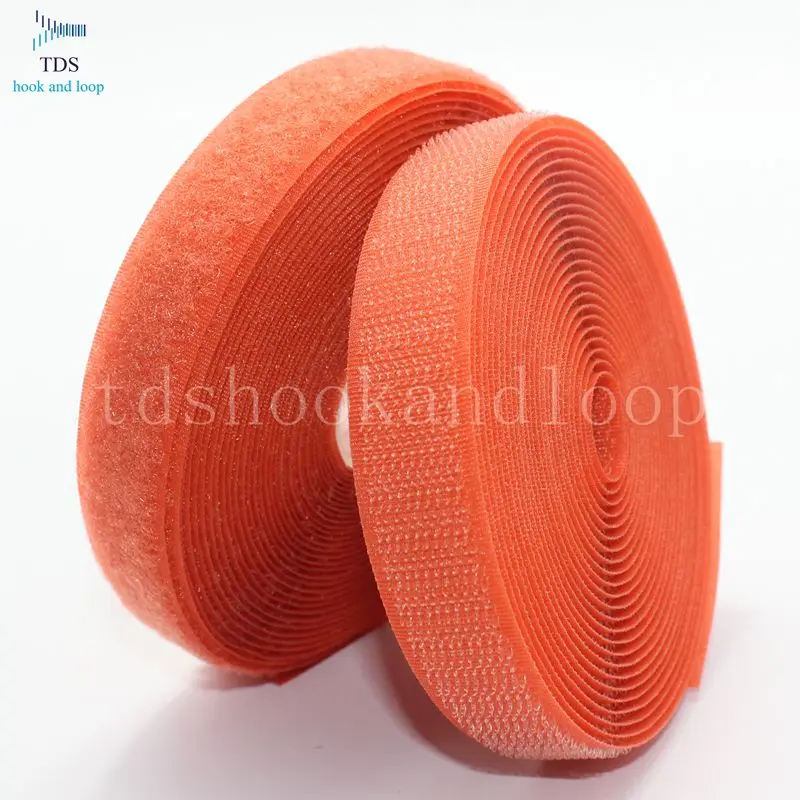 Customized colorful hook and loop tape for sewing