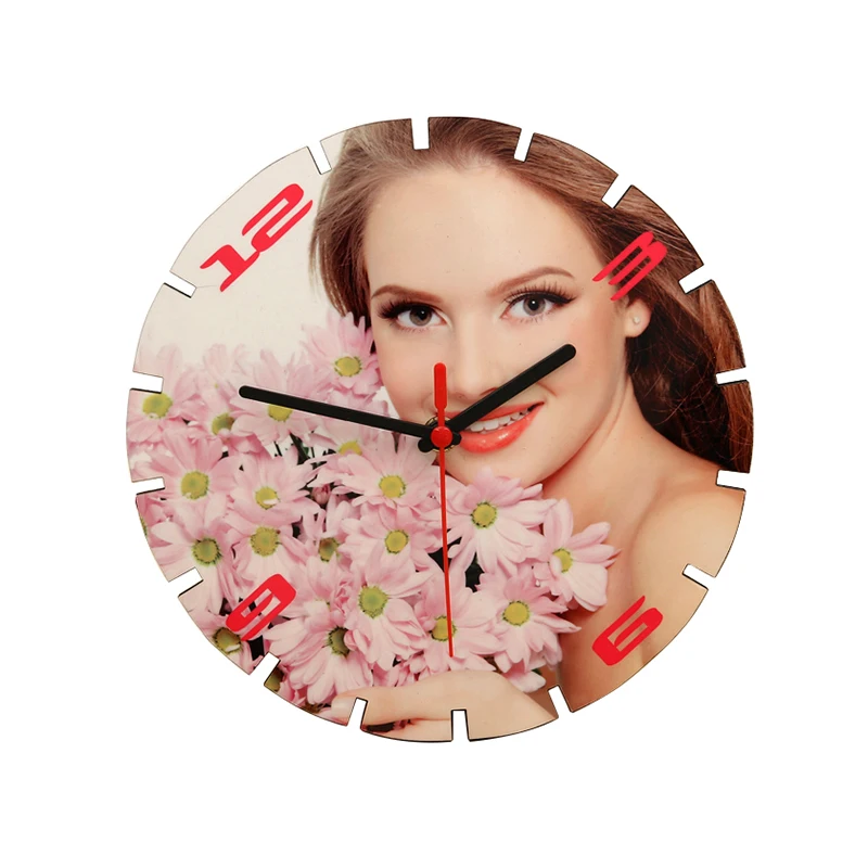 
Factory directly selling round shape clock 5mm thickness dye sublimation mdf board 