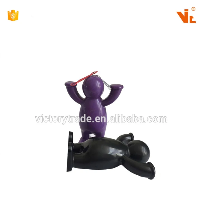 
V-P316 Plastic human shaped magnetic paper clip holder 