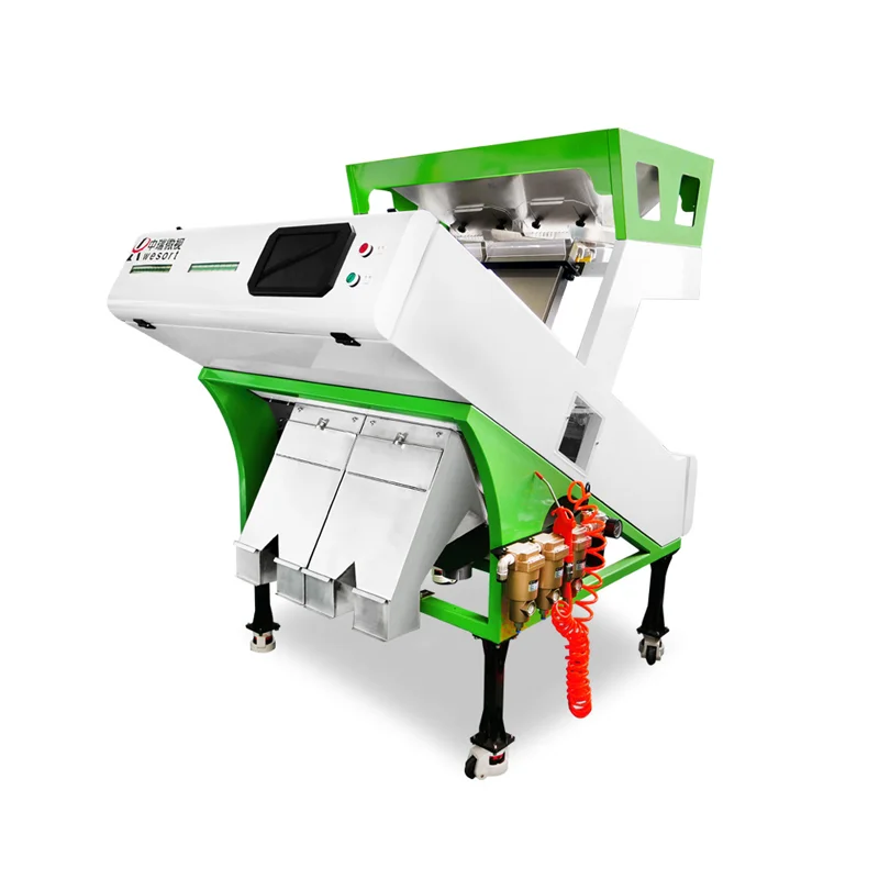2 channels CCD automatic rice color sorter/rice sorting machine/ccd color sorter