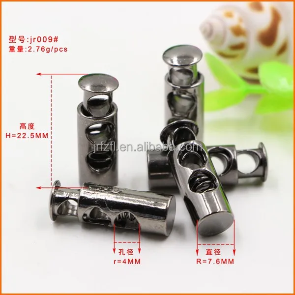 Недорогой прочный пружинный металлический замок с двойным отверстием для одежды/сумок