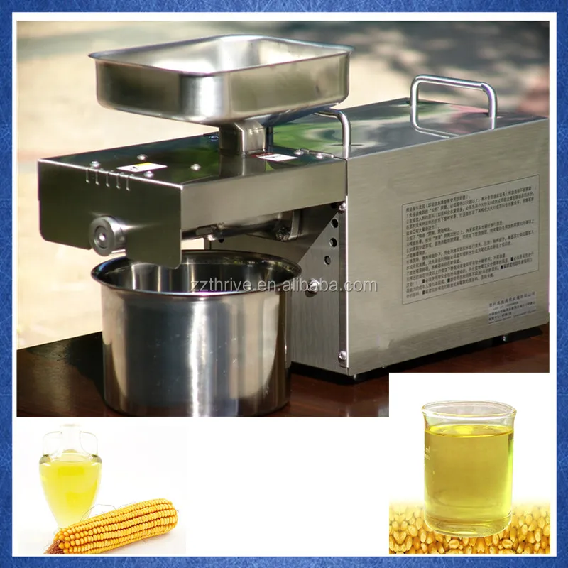 small low temperature corn oil making machine, healthy mini commercial almond oil press machine