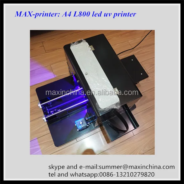 
Max printer small format l800 direct print a4 inkjet uv printer for bottle mug 