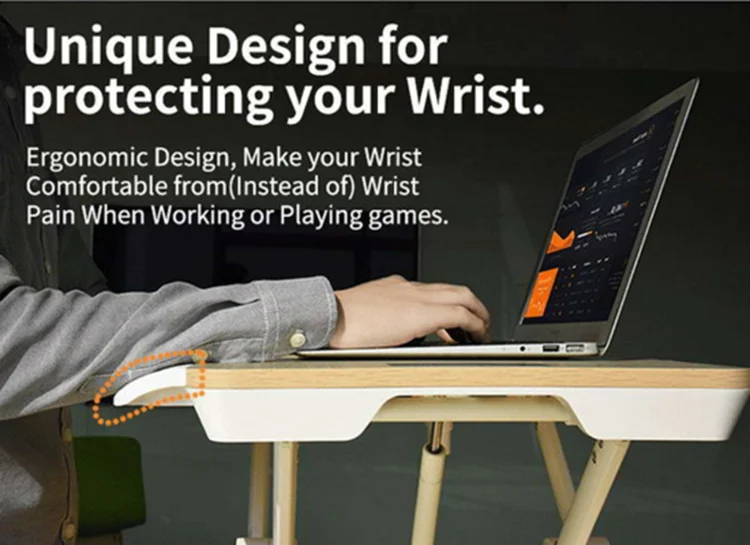 Adjustable sit Standing up Desk Converter Sit to stand with your current desk in Seconds