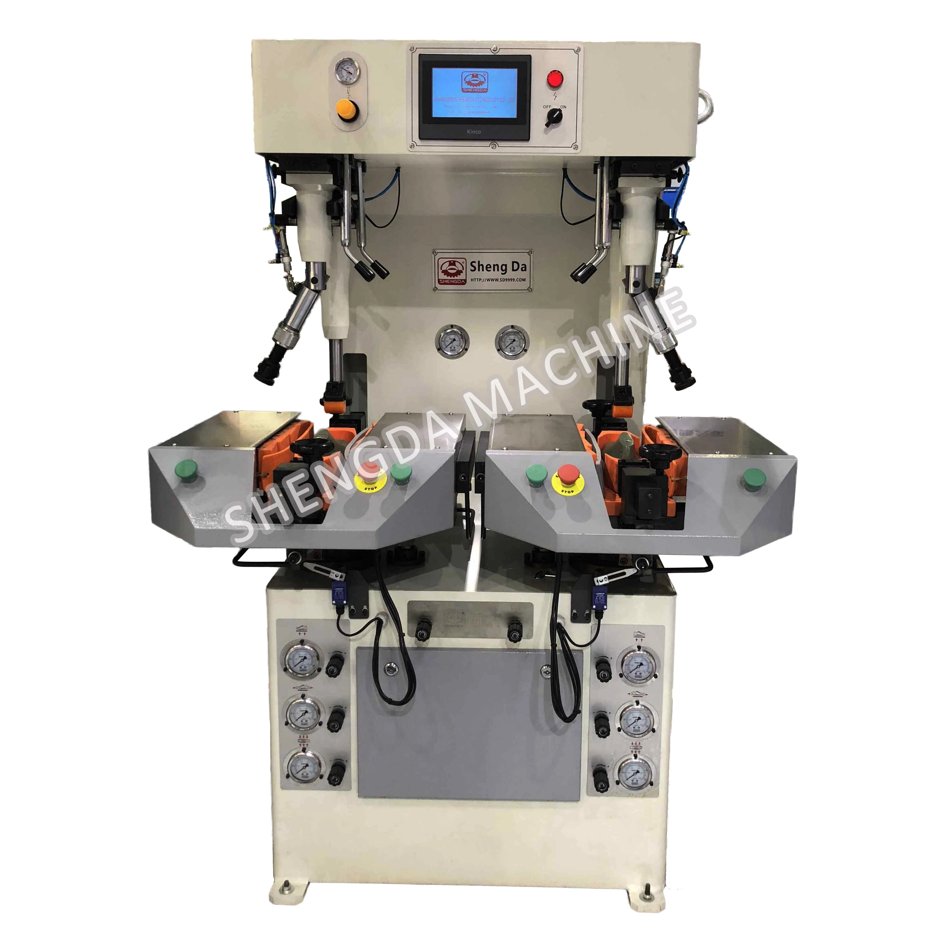 Машина для изготовления обуви, машина для прессования подошвы, оборудование для прикрепления подошвы