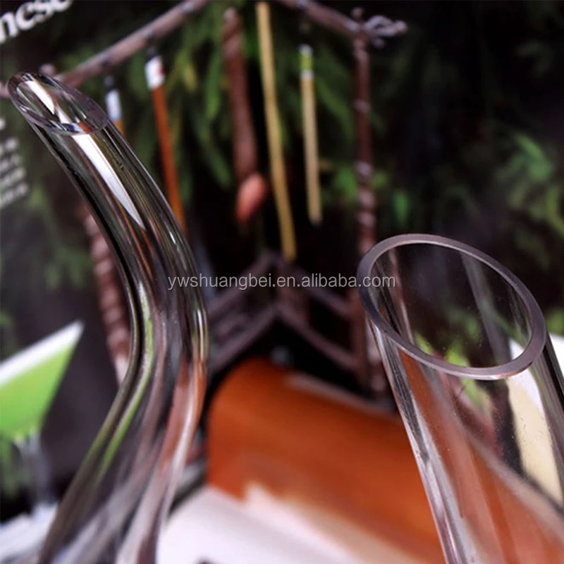 U Shaped Single And Angel Crystal Glass Wine Decanter Aerator Wholesale