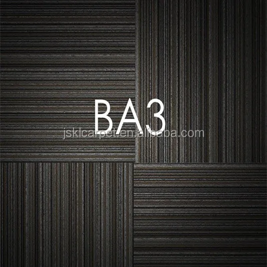 HOT 50x50cm commercial carpet with pvc backing office carpet tiles