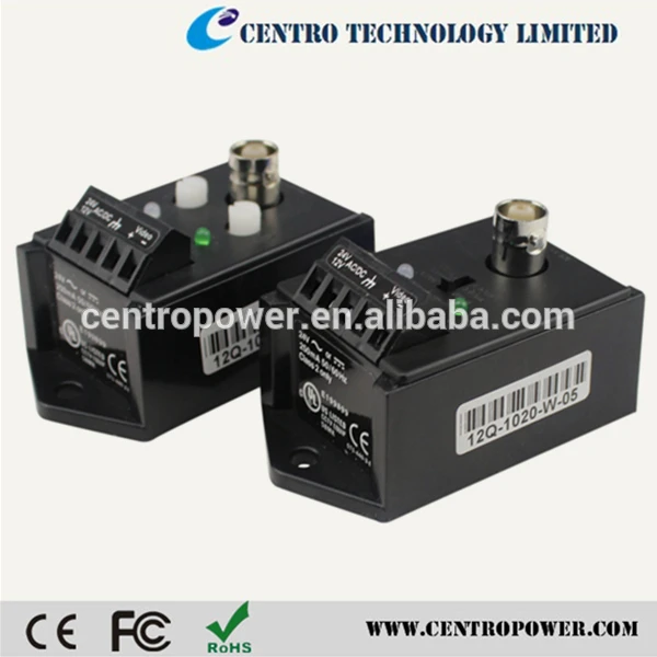 Одноканальный видео Balun расстояние до 1 мили активность аудио / данных Balun трансформатор для камеры видеонаблюдения