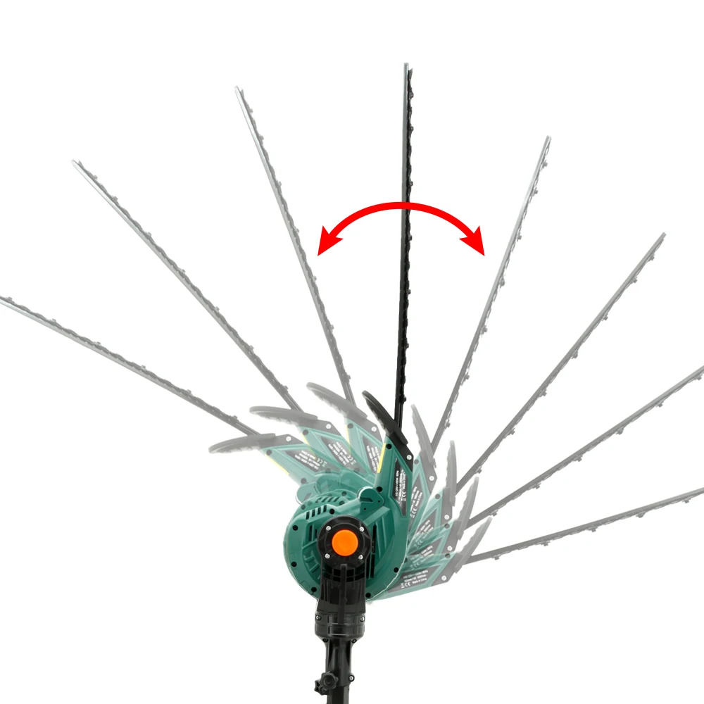 
East Garden Tool 450w Electric Extendable Hedge Trimmer Telescopic Hedge Trimmer 