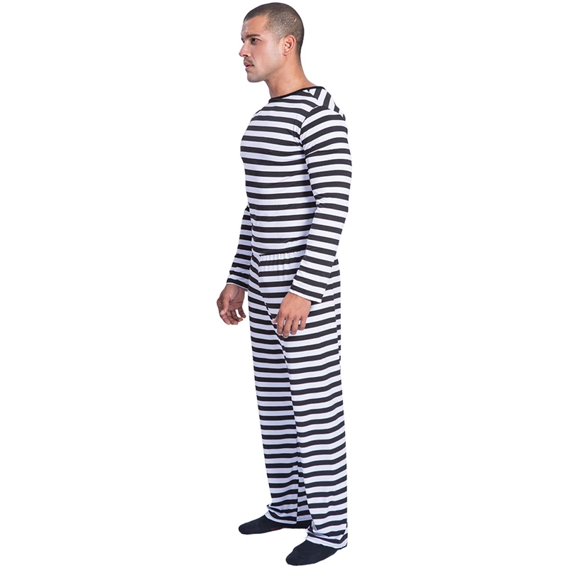 Костюм сексуального заключенного для косплея на Хэллоуин-вечеринку мужские костюмы для косплея заключенного