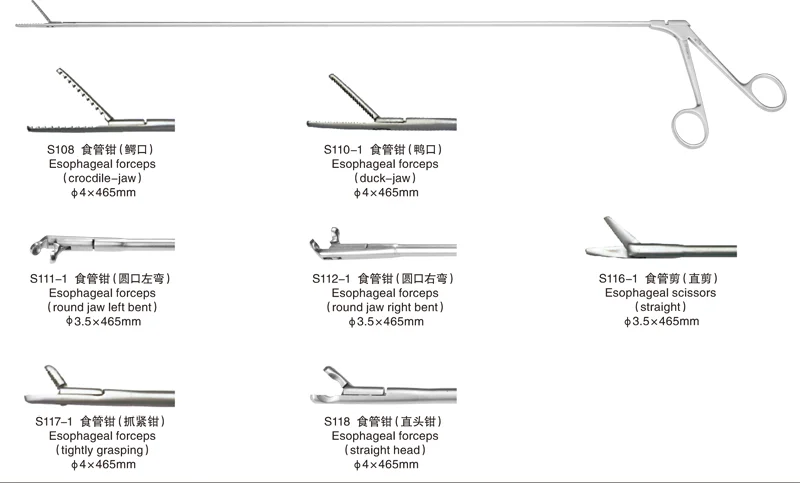 Mrdical esophageal surgical scissors, ENTinstruments