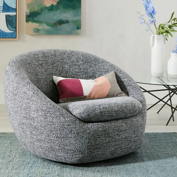 Best quality contemporary leisure single sofa chair for living room bedroom hotel cafe shop apartment from Foshan factory