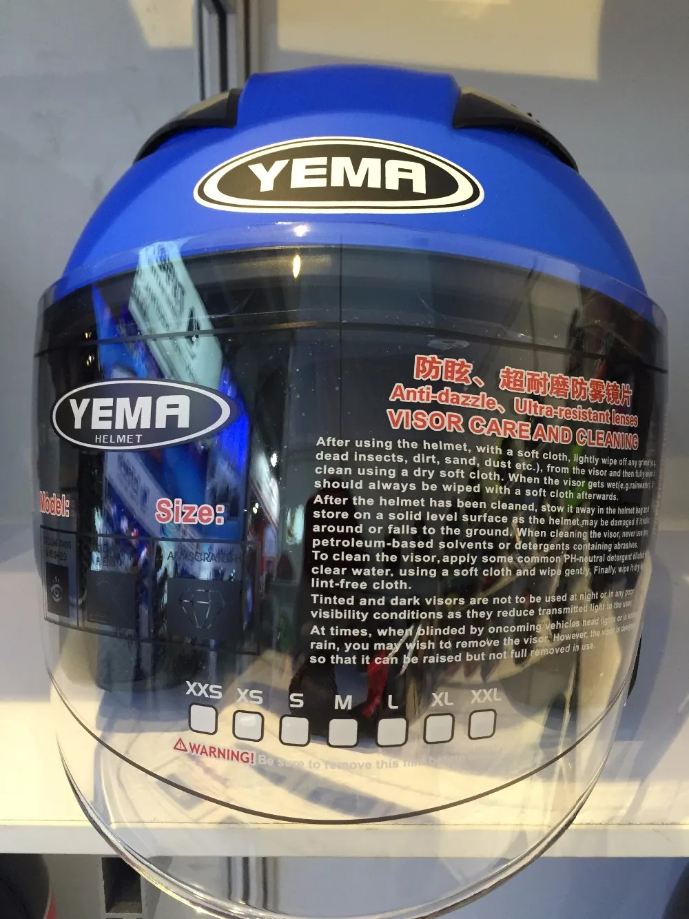 YM-630 vintage open face predator helmets casco motor lanxi yema helmet