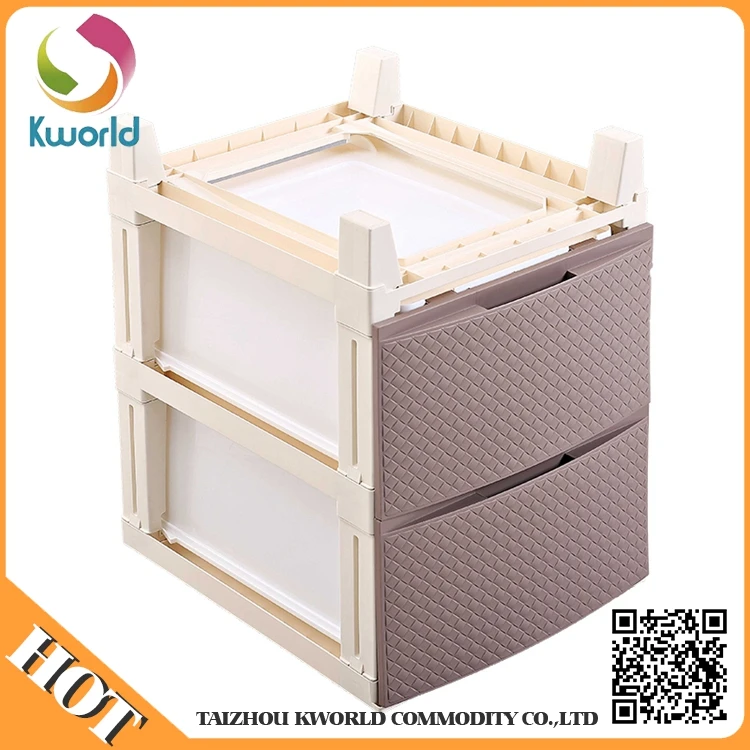 Best Price Quality Small 2 Layers Plastic Drawer