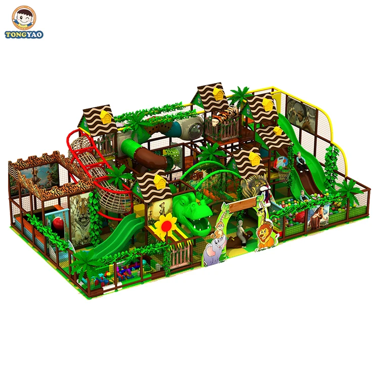 outdoor jungle gym Toddler Soft play Games toy ball pit slide Children center Indoor Playground
