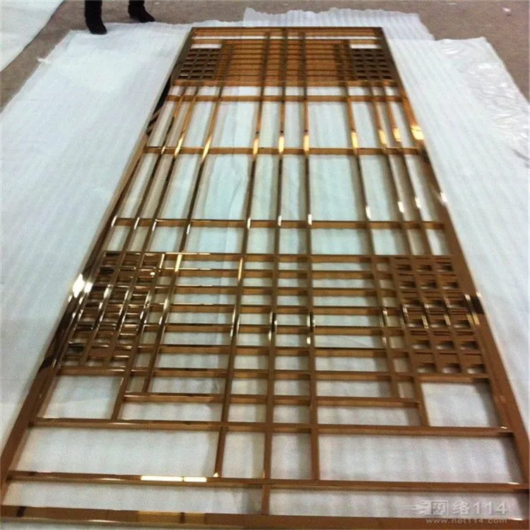
Foshan factory custom design and size stainless steel vertical grill for interior decoration 