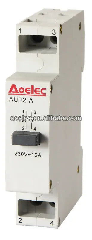 AUP2 din rail mounting Modular Pushbutton Switch