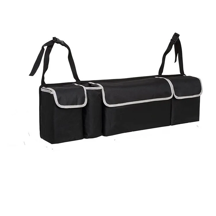 Car backseat organizer multi pockets car trunk boot organizer bag hanging toy storage bag