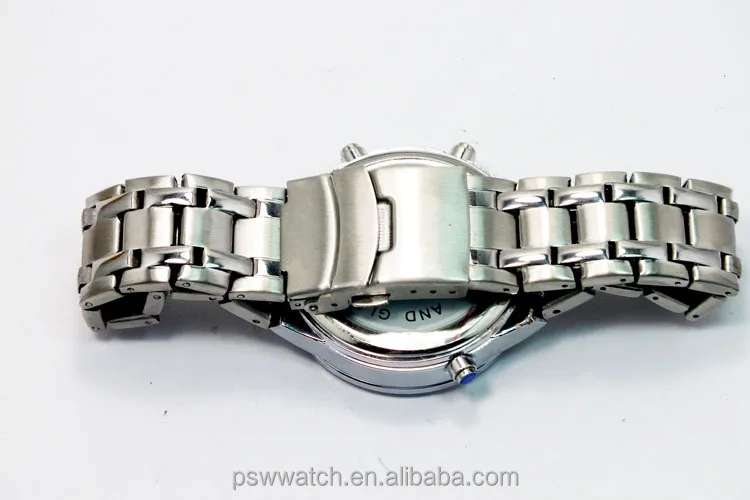 IPS alloy case digital display solar power sapphire mineral wristwatch from Shenzhen factory