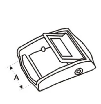 metal Cam Buckles 25mm weebing  Tie Down buckles