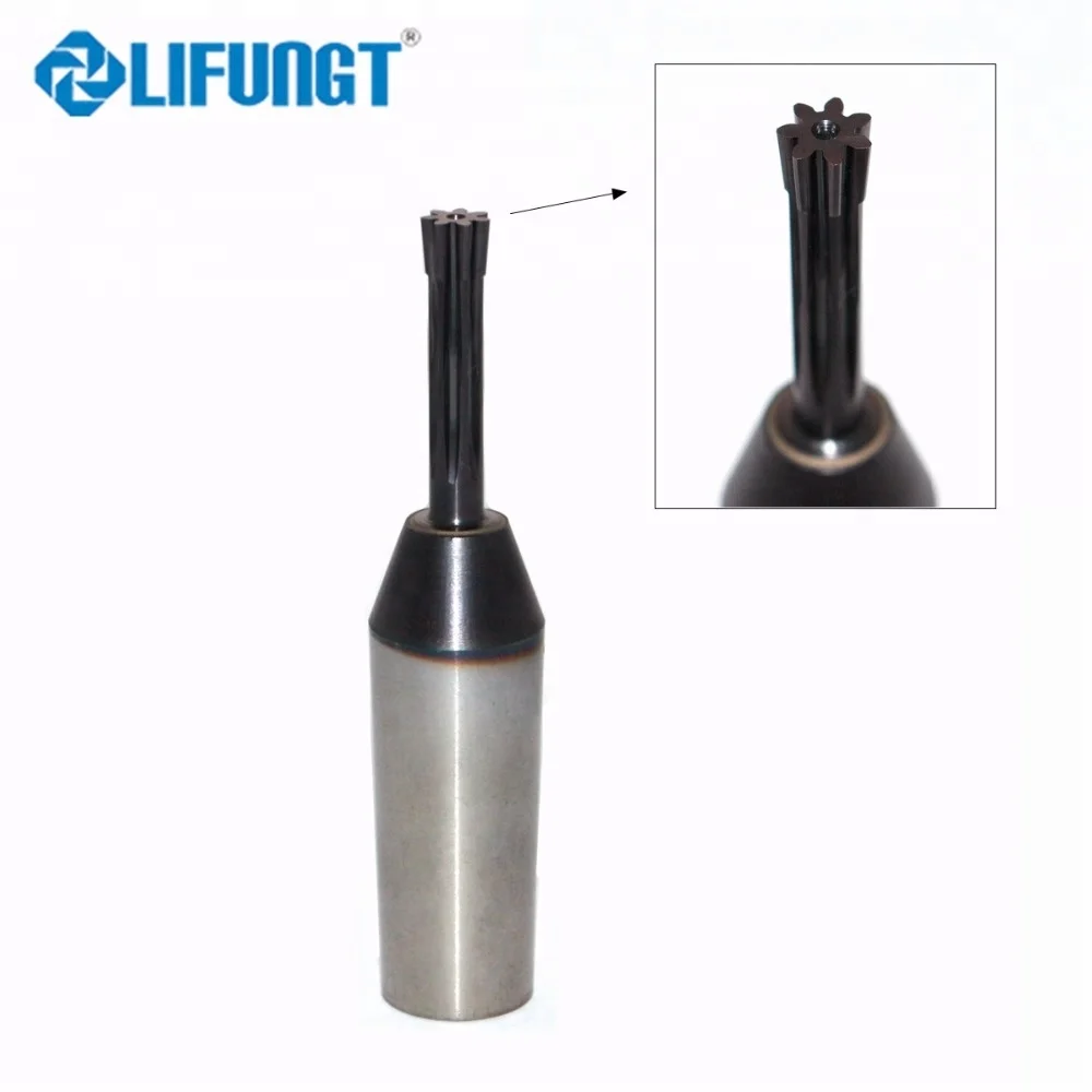 customized carbide M0.8 involute gear cutter gear shaper cutter