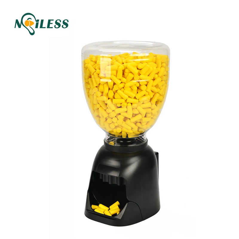 
Hearing Protection Foam earplugs with 500 pairs disposable uncorded earplug dispenser 