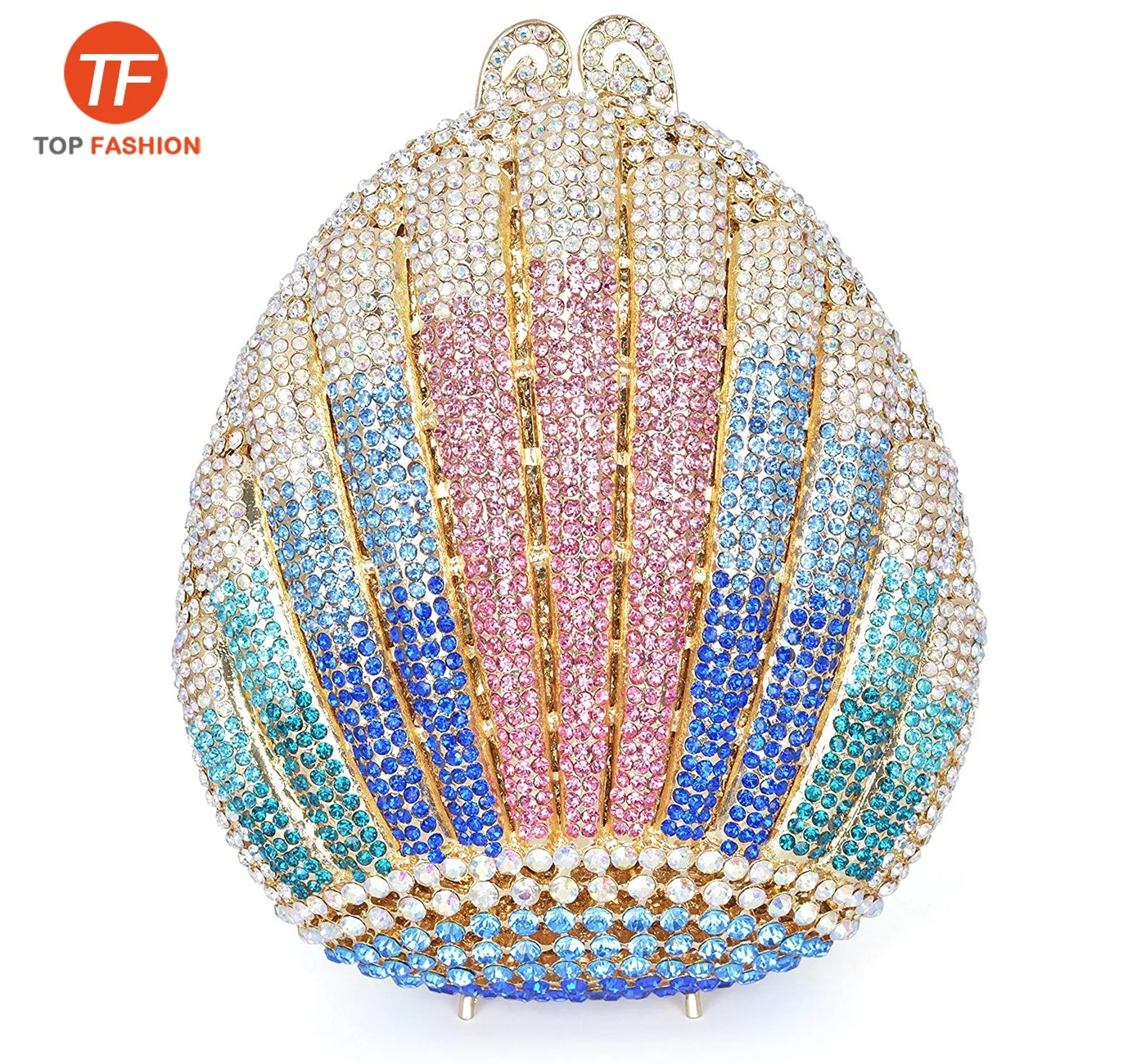 Красивый клатч со стразами, кошелек в форме ракушки, вечерняя сумка для вечеринки, оптовая продажа от китайского поставщика