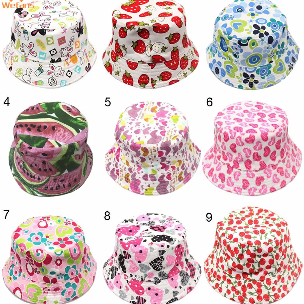 
Wefans 32 color spot explosion models hot baby bucket hat cap wholesale temperament sunshine casual boys and girls 