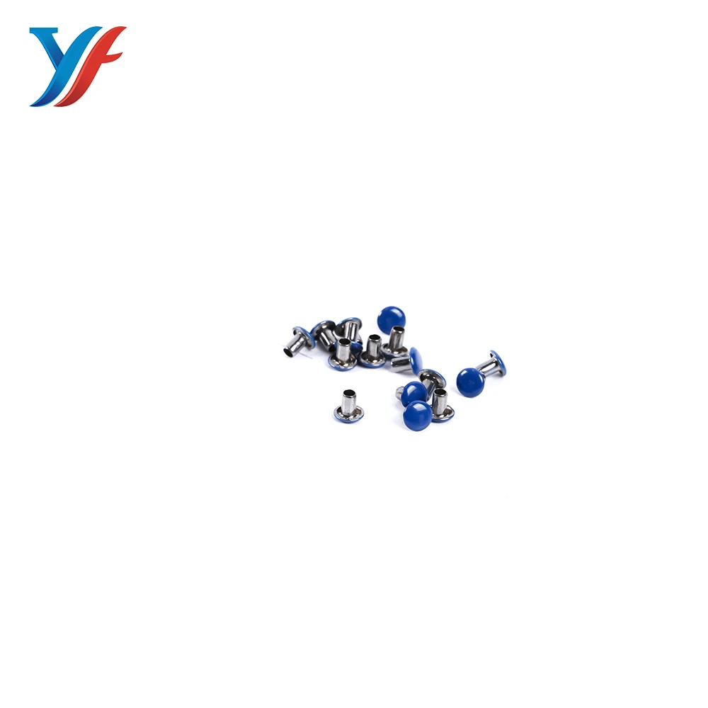 Hot sale file clip accessories decorative double dome rivet