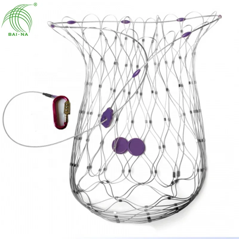 Stainless steel Knitted Cable Mesh/metal mesh bag for anti theft/ new design trendy black anti theft travel bag