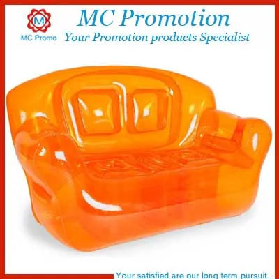 
 Хит продаж, прозрачный надувной длинный диван-стул  