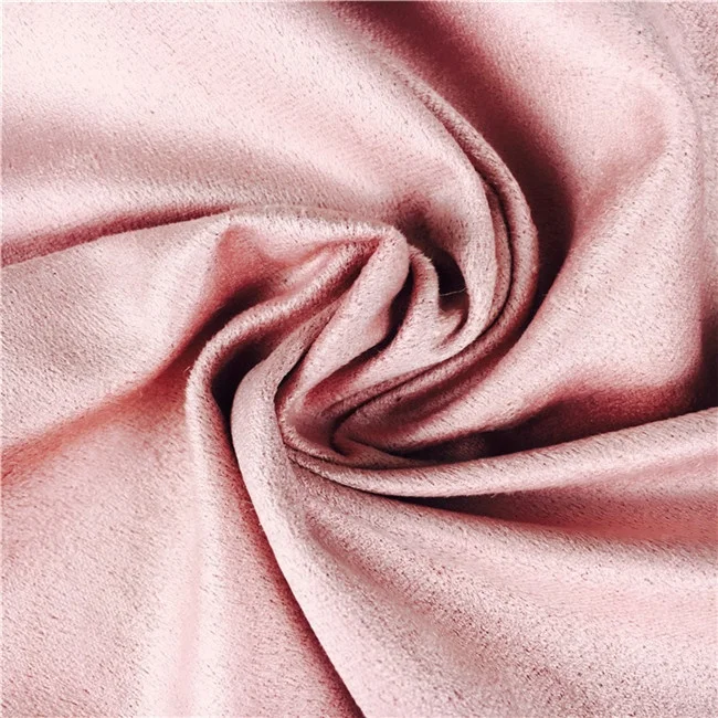 many colors warp knitting micro suede fabric