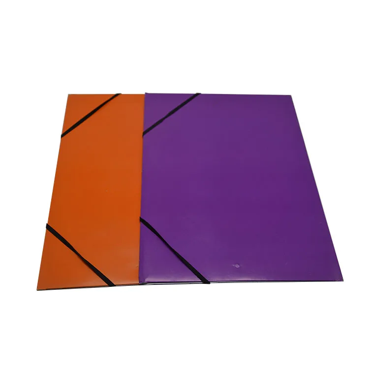 2018 popular new style paper file folder filing products elastic string file folder