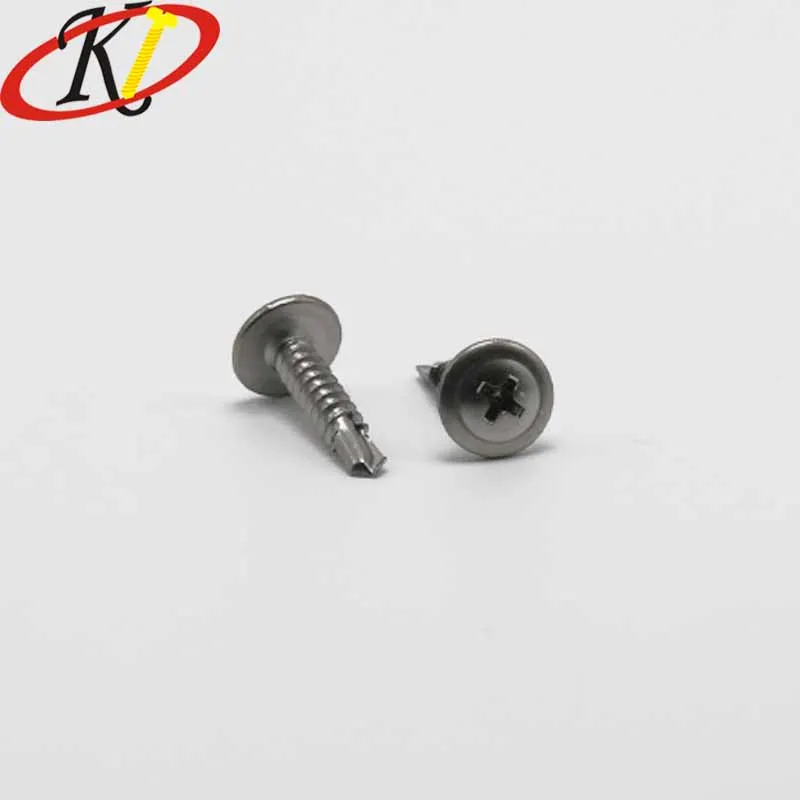 Chinese manufacturer Oukailuo SS304 M4x8mm cross recessed wafer/button head self tapping Drilling screw for wood