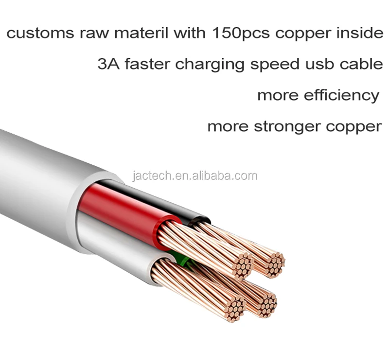 3A Micro USB Cable Data Sync Charger Cable For samsung S3/S4/S5