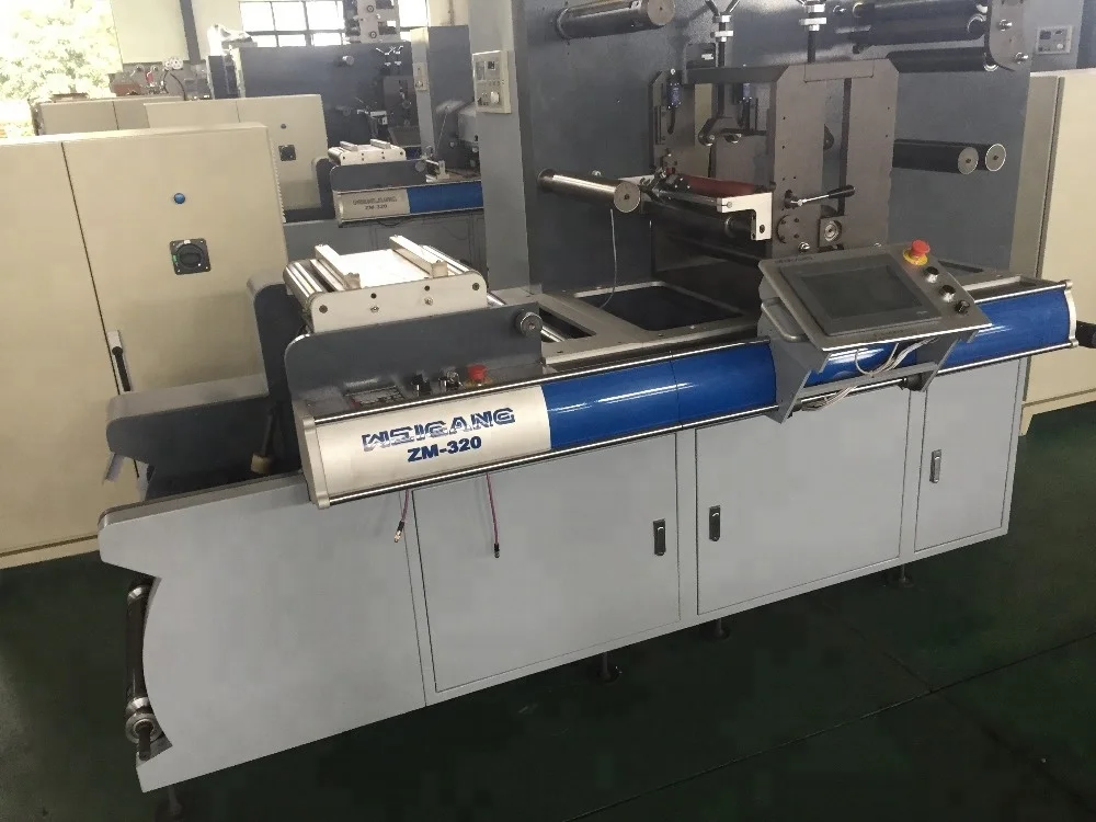 ZM-320 Printed Label intermittent die cutting machine/ /label sheet and converting machine / label finish line