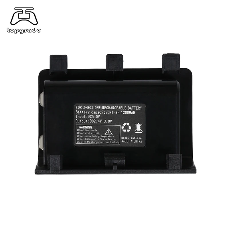  Подходит для игрового контроллера XBOX ONE (ES) ёмкость 1200 мАч перезаряжаемая Внешняя батарея черный