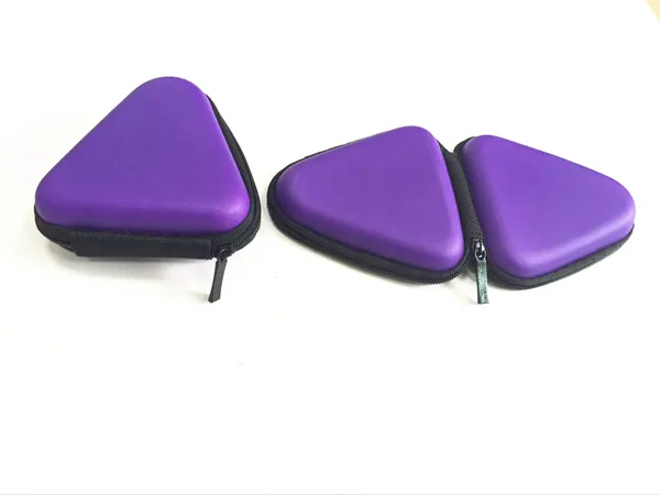 Wholesale Travel Zipper EVA Storage Box Hard Carrying Case Custom Logo Earphone Case