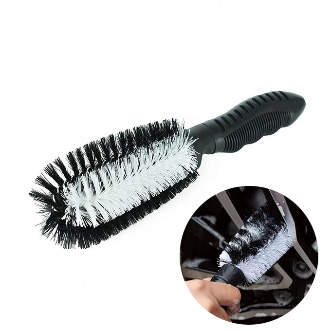 
Small plastic cleaning detail tire sweeper brushes car water powered wheel wire cleaner nylon brush detailing for cleaning 