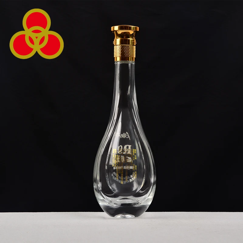
wholesale premium quality 750ml 700 ml 500 ml custom glass vodka bottle 