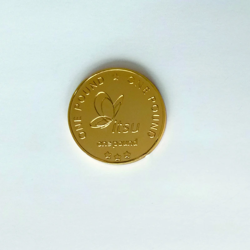 Пластиковая памятная монета на заказ