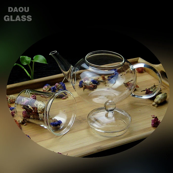 
HOT SALES glass teapot with infuser,multi-purpose heat resistant Clear Pyrex teapot , Coffee Pot Juice Kettle,300ml 600ml 