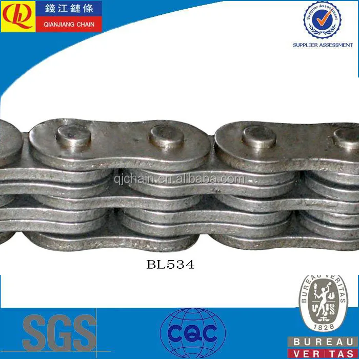 High tensile strength forklift leaf chain hoisting chain