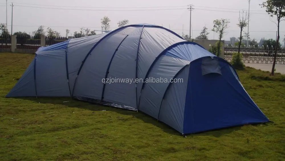 JWF-019 New design outdoor luxury tunnel camping tent best waterproof family tents