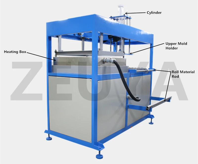 one station plastic forming clamshell vacuum forming machine for electronic tray for blister samples