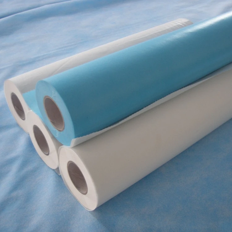 Синяя одноразовая Водонепроницаемая полиэтиленовая бумага OEM для покрытия кушетки, влагостойкая, Абсорбирующая, прочная и надежная, 3 года класса I