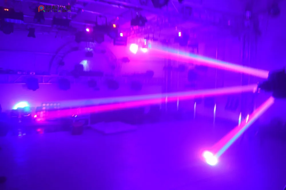 newest design hot selling 3x10w 30w RGBW 4 in1 three head mini stage light led beam moving stage light