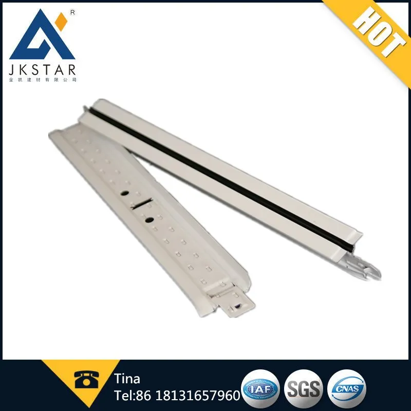 
Flat Suspension Ceiling system T bar Steel ceiling grid 
